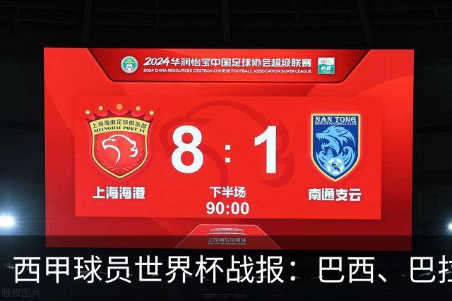 西甲球员世界杯战报：巴西、巴拉圭、摩洛哥惊险晋级